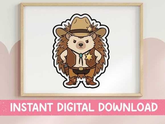 Cowboy Hedgehog Sheriff Badge: A Designer’s Review