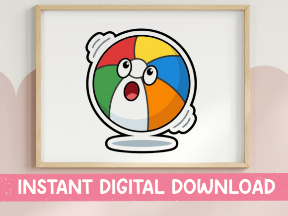 Review: Kawaii Shocked Beach Ball Character for Embroidery