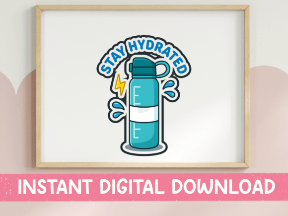 Review: Stay Hydrated Water Bottle Embroidery Design
