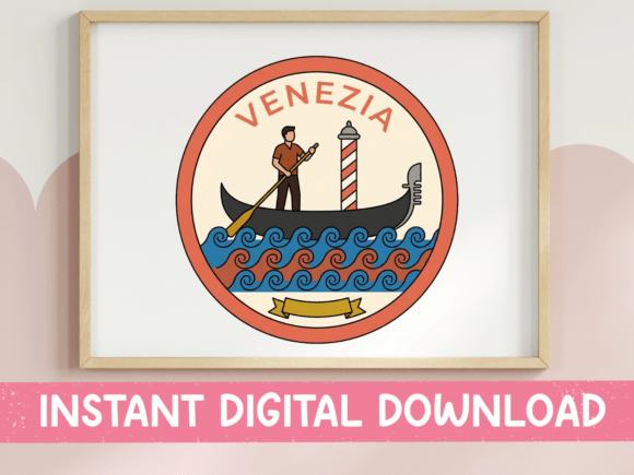 Review: Venezia Gondolier Badge Print for Embroidery
