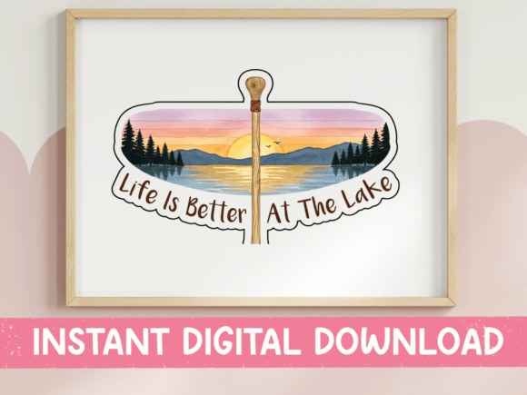 Reviewing Life is Better at the Lake Paddle for Stitchers