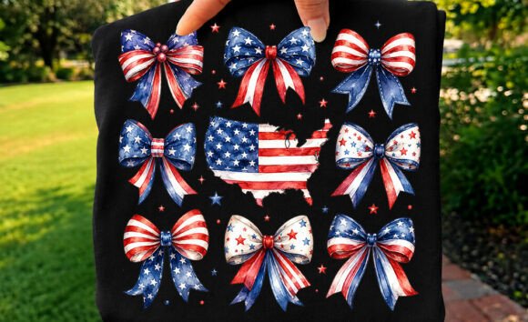 Reviewing the 4th of July American Coquette Tee Png