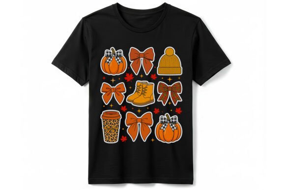 Reviewing the Cozy Fall Bows Pumpkin T-Shirt Design