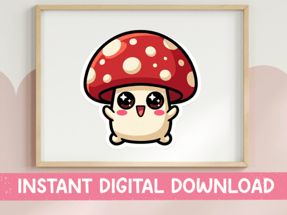 Reviewing the Cute Kawaii Mushroom Character for Embroidery
