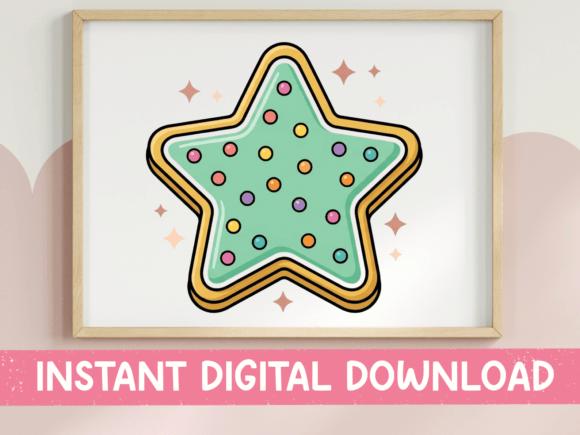 Reviewing the Green Star Sugar Cookie Kawaii Print