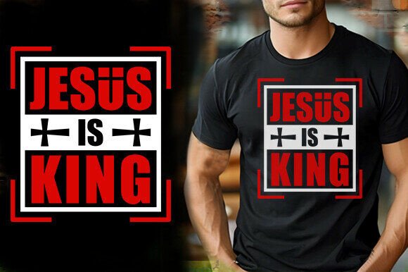Reviewing the Red Jesus Is King T-Shirt Design