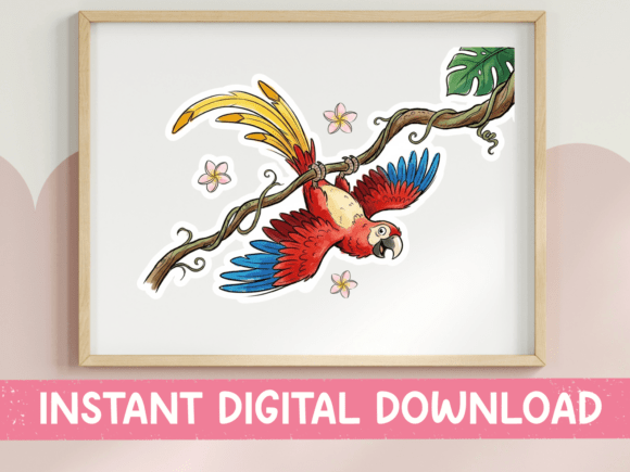 Scarlet Macaw Flying Branch Flowers: A Designer’s Review
